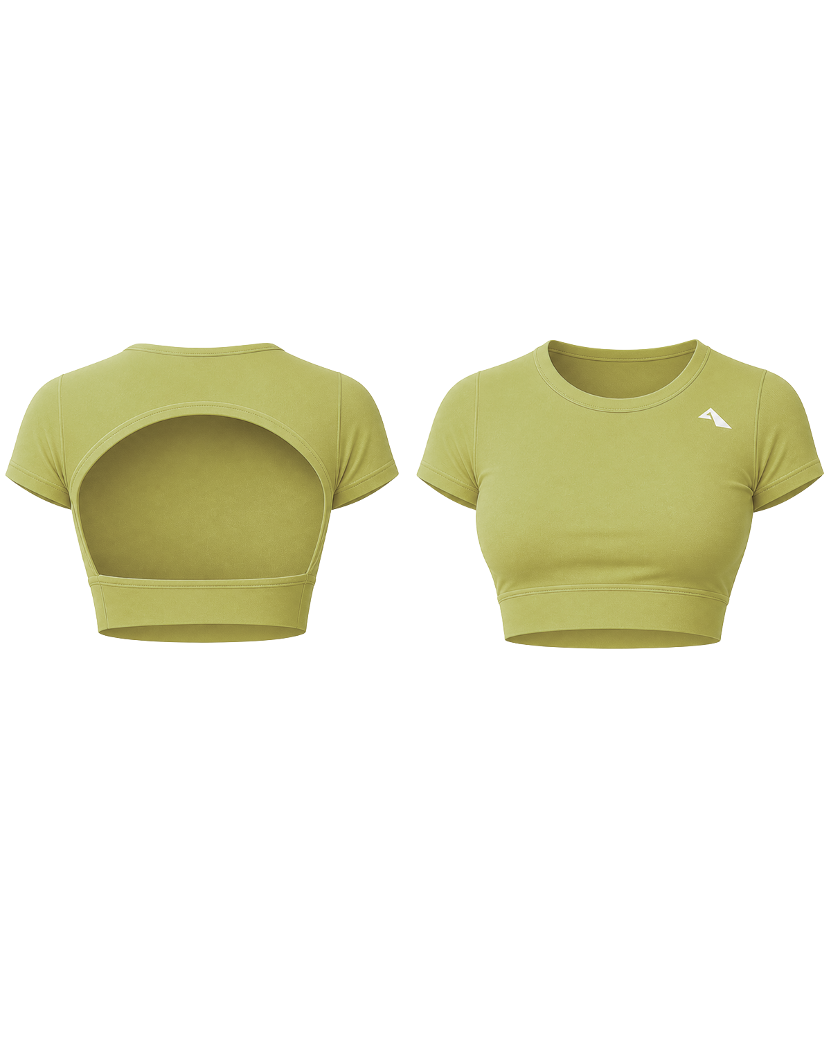 Backless Top - Canary Yellow