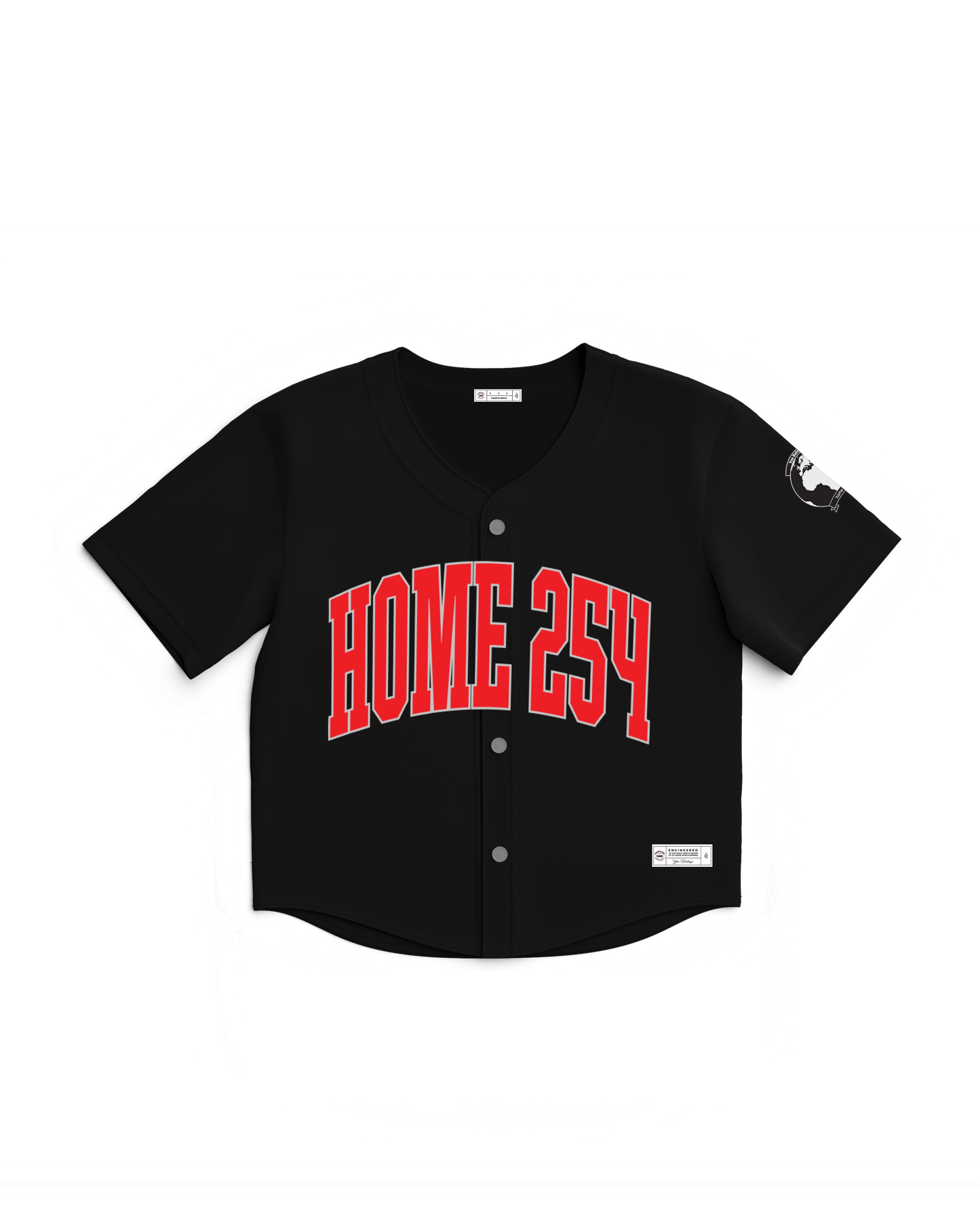 Casual Baseball Shirt - Black
