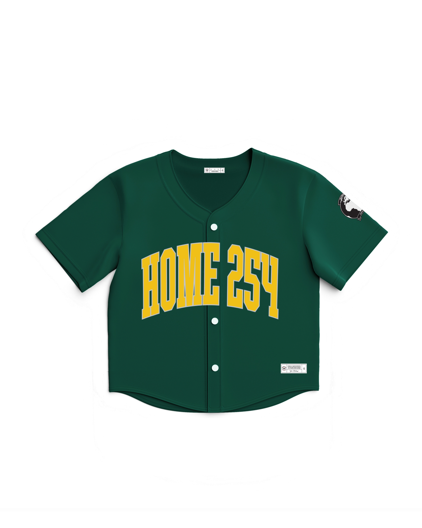 Casual Baseball Shirt - Rich Green