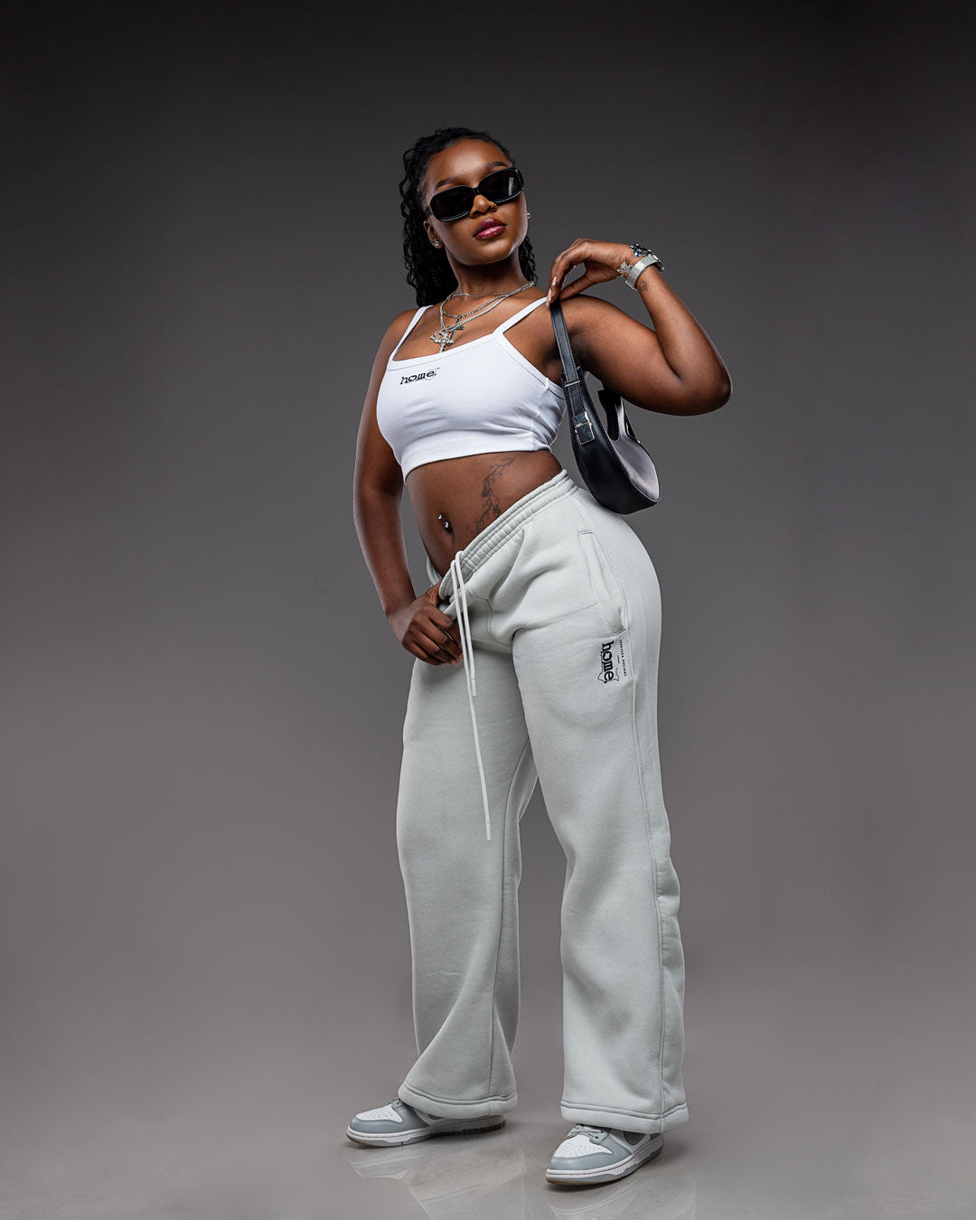 Women's Cosy Pants - Silver Mist (Heavy Fabric)