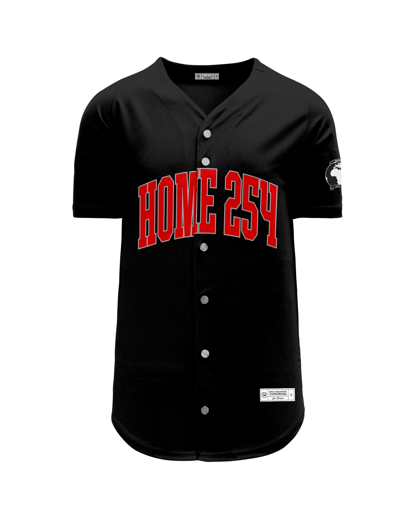 Casual Baseball Shirt - Black