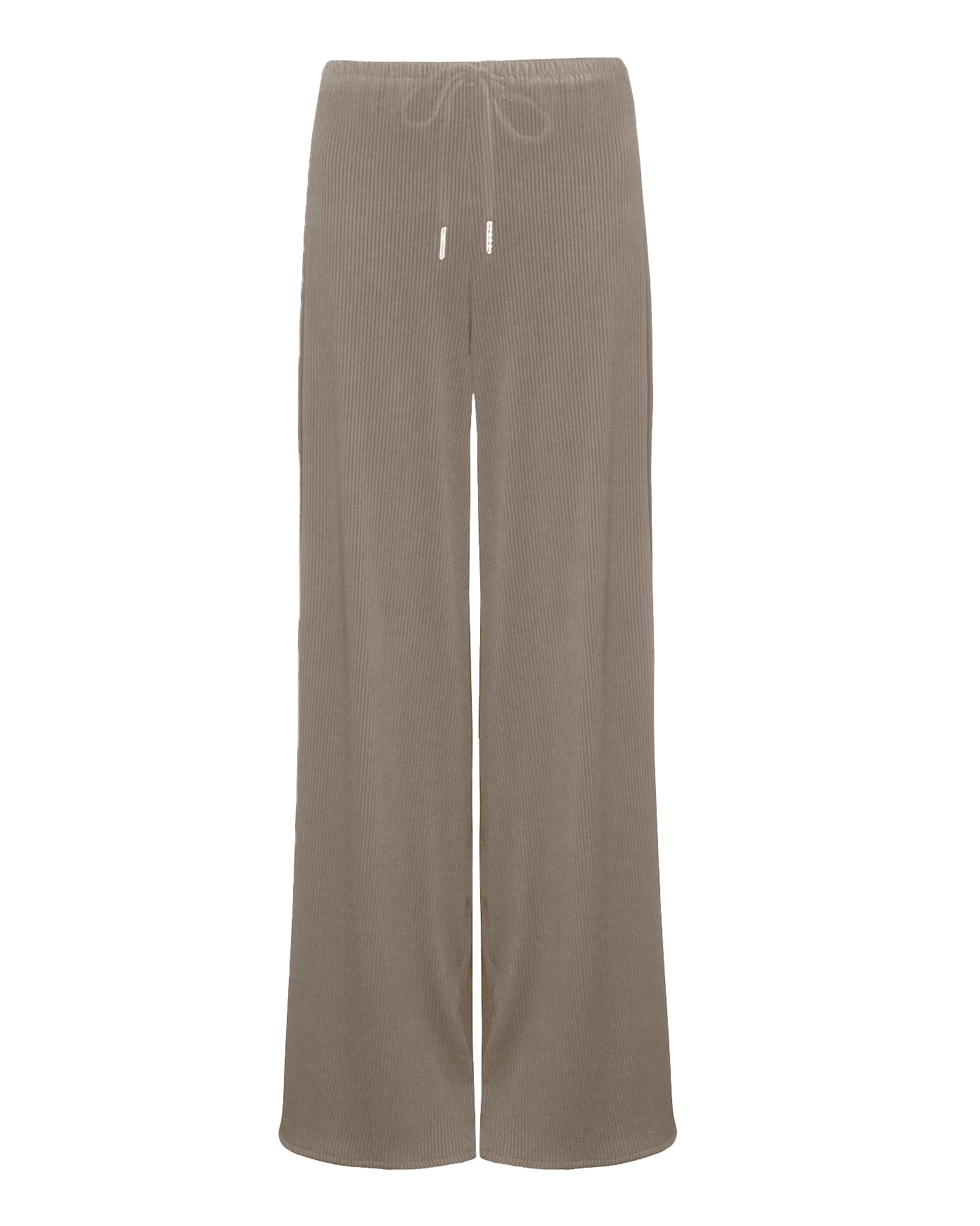 Plain Womens Cosy Pants (Ribbed Fabric)
