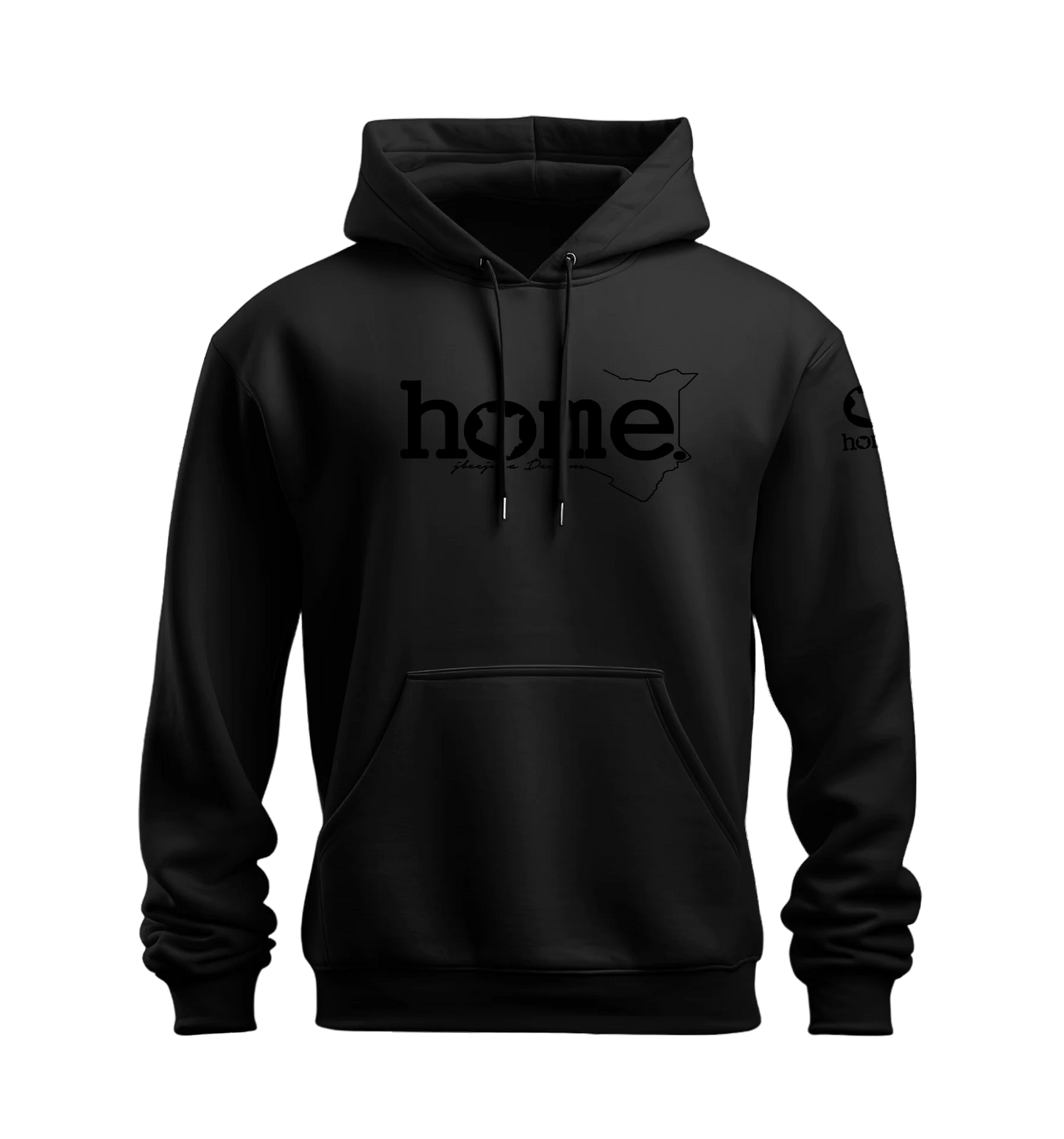 home_254 NUVETRA™ HOODIE WITH A BLACK CLASSIC WORDS PRINT