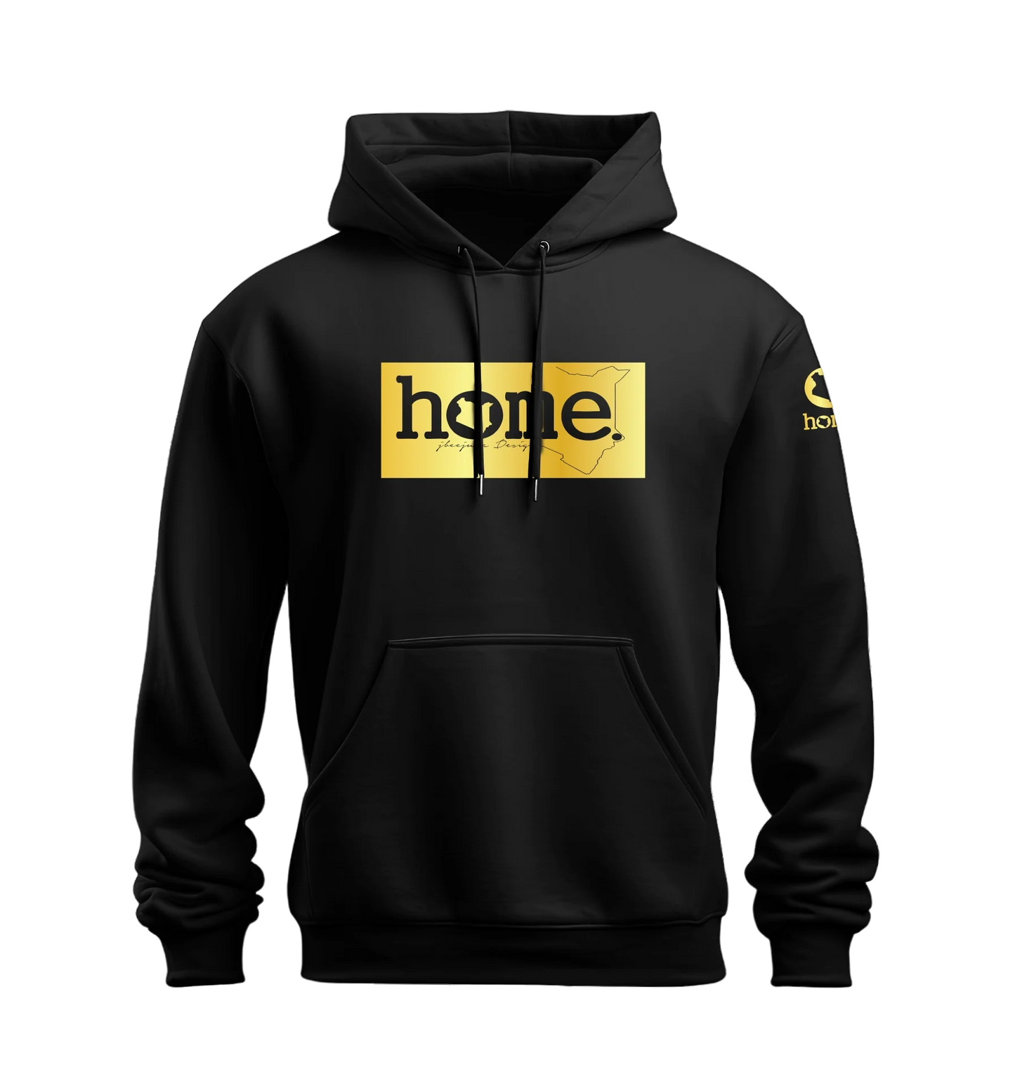 home_254 NUVETRA™ HOODIE WITH A GOLD CLASSIC PRINT