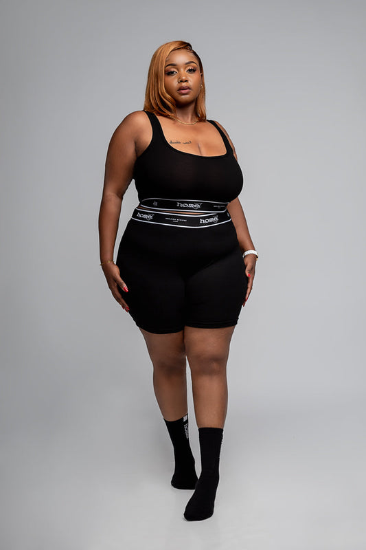 PLUSH BANDED BIKE SHORTS