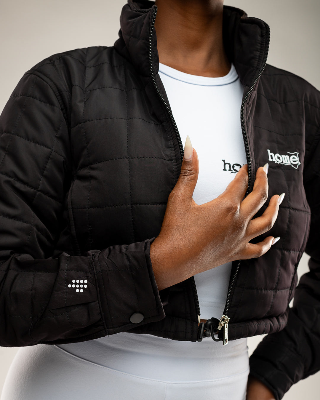 Cropped Luxe Jacket - Black