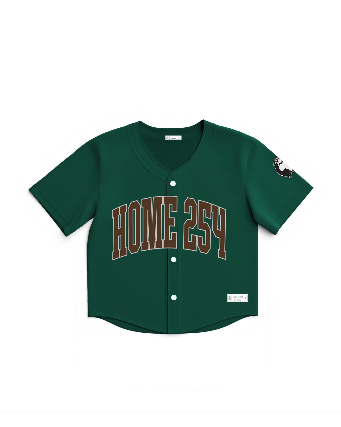 Casual Baseball Shirt - Rich Green
