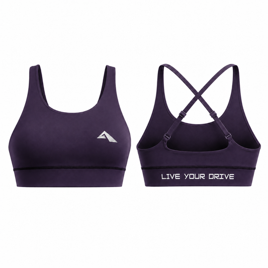 Sculpt Motion Prime Cross-Back Bra - Ash Purple