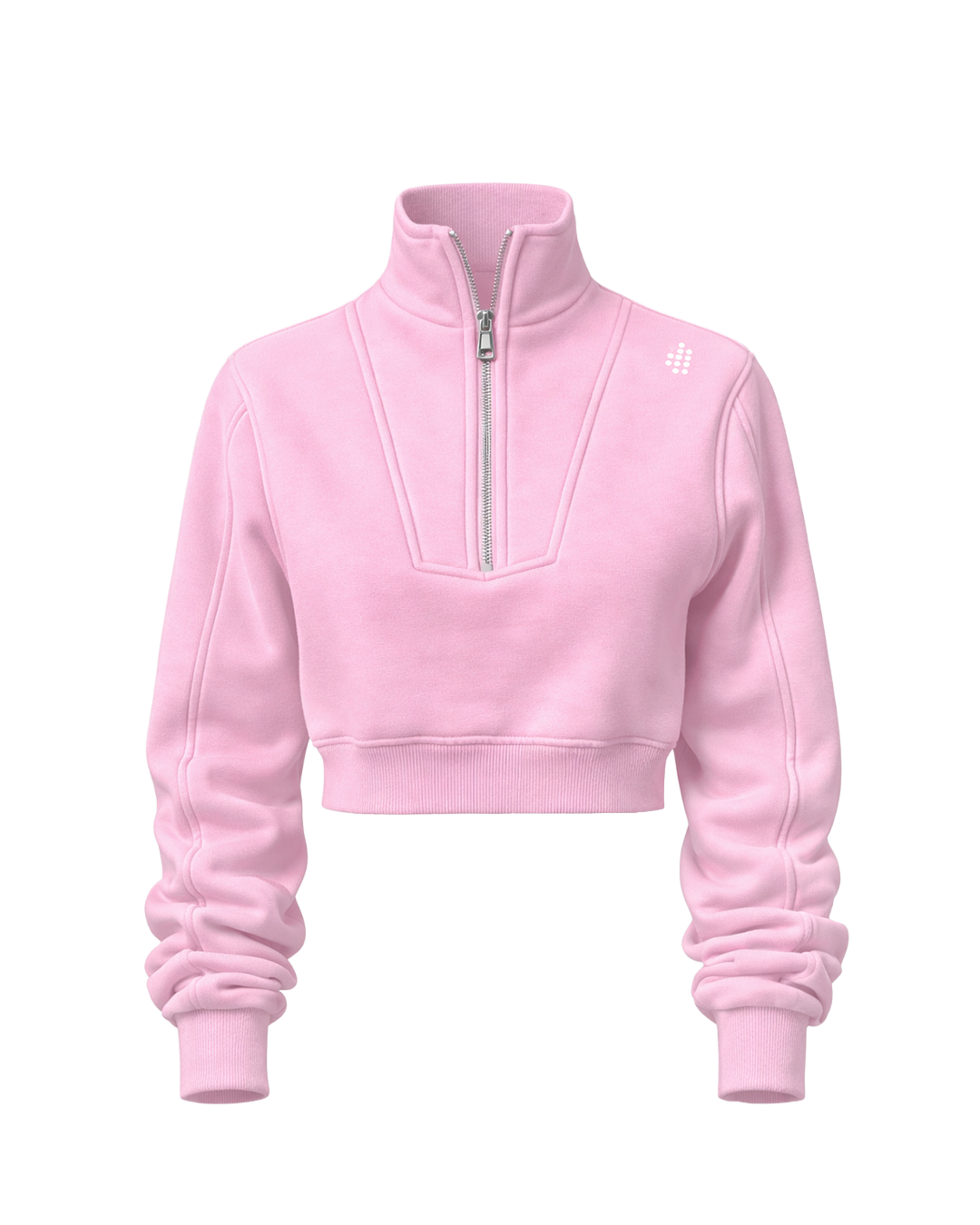 LÛME Quarter Zip Top (Cropped) (Made To Order)