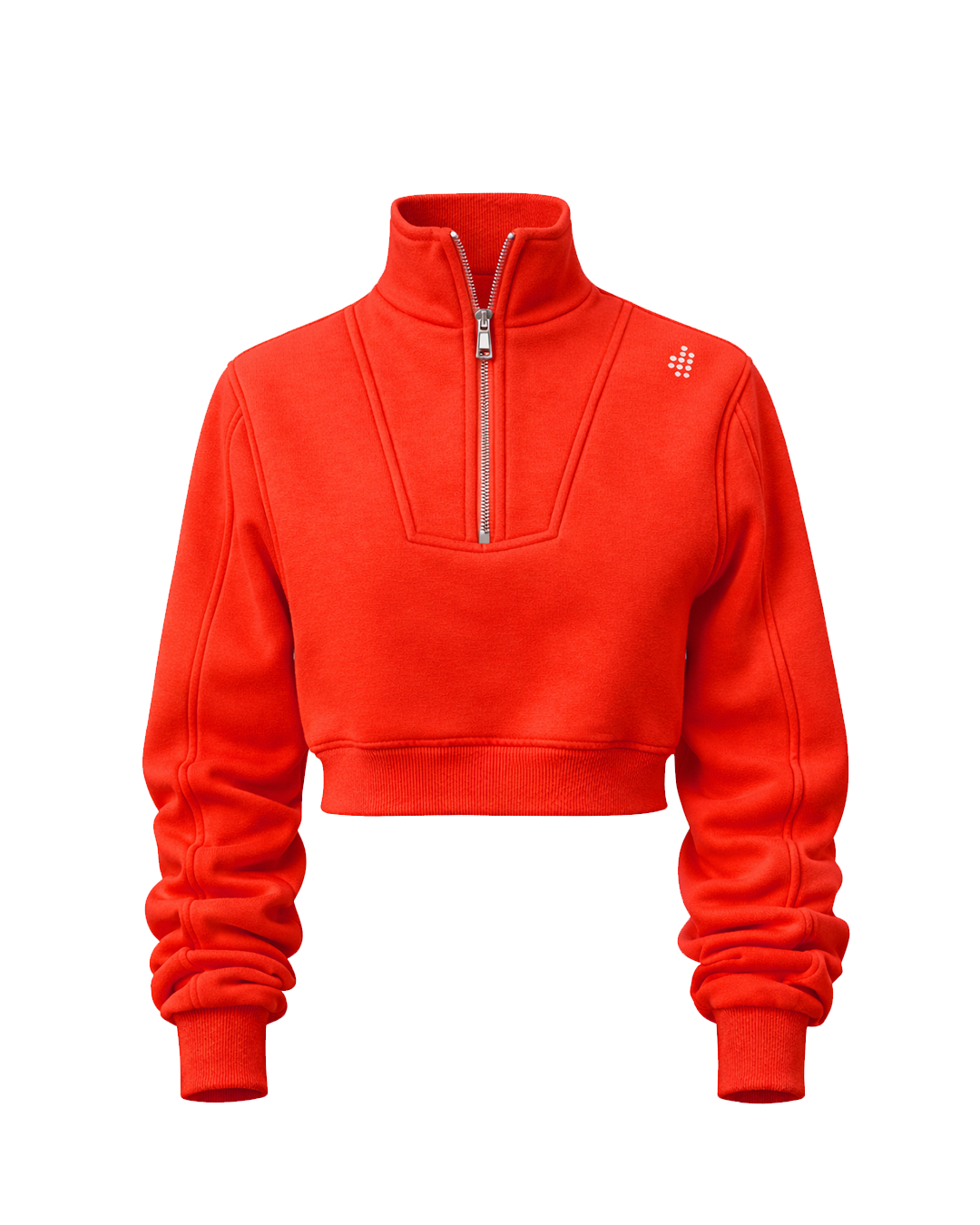 LÛME Quarter Zip Top (Cropped) (Made To Order)