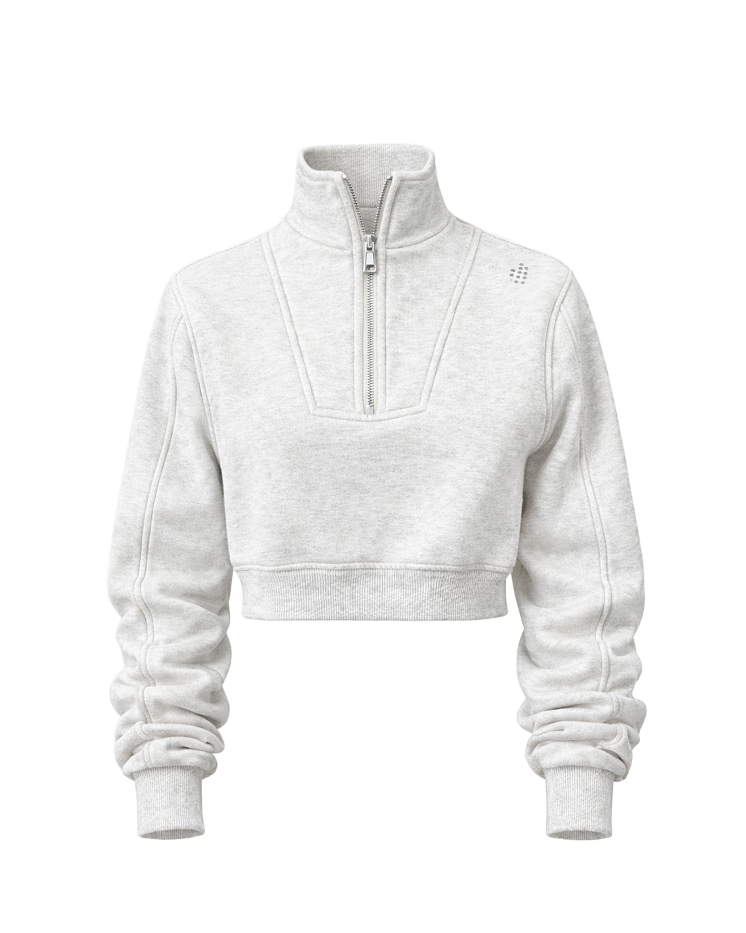 LÛME Quarter Zip Top (Cropped) (Made To Order)