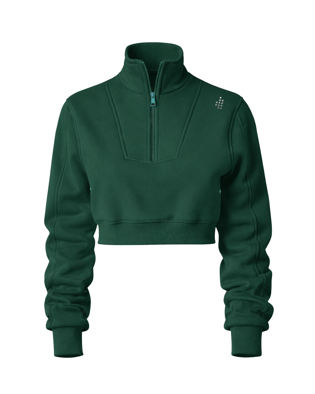 LÛME Quarter Zip Top (Cropped) (Made To Order)