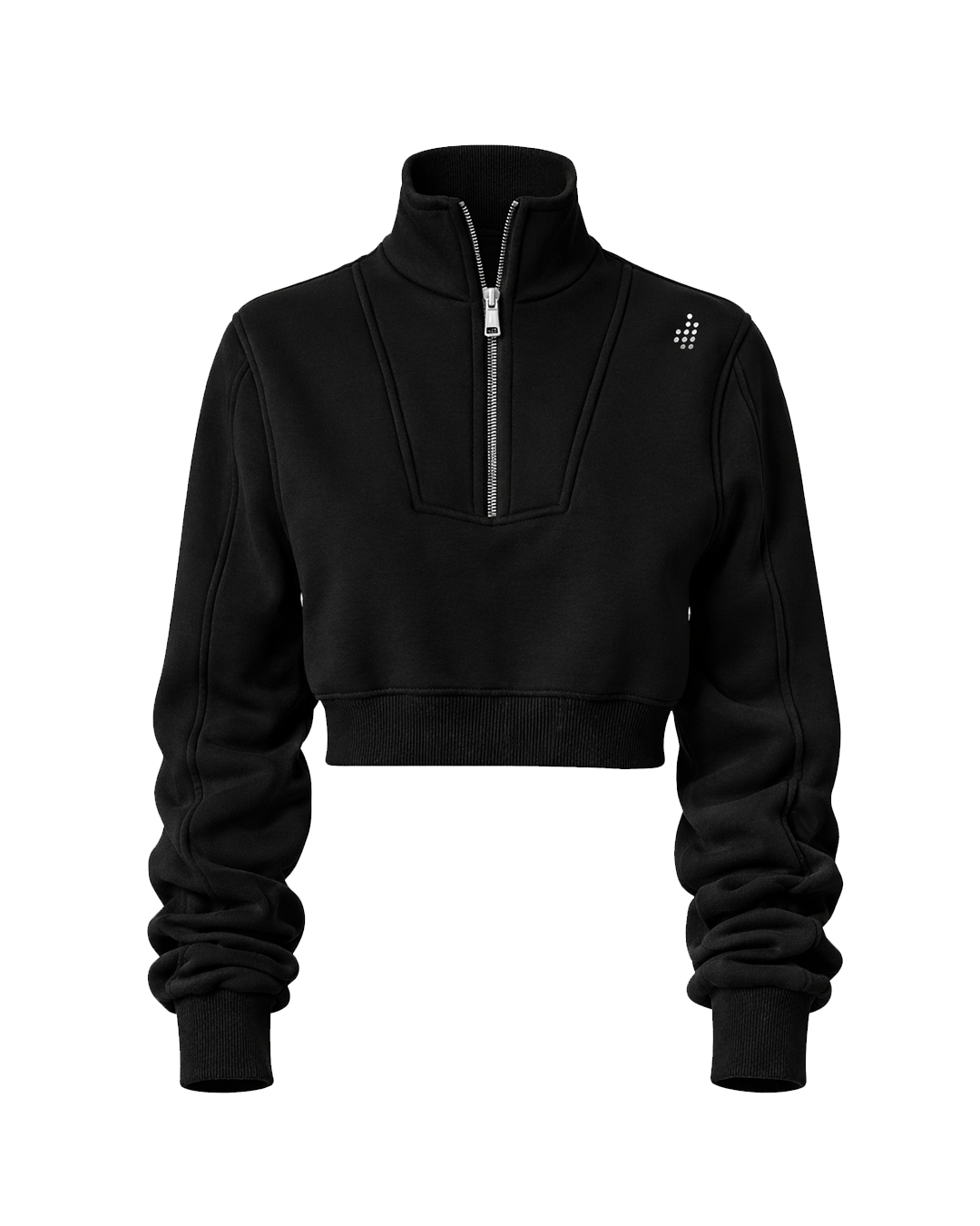 LÛME Quarter Zip Top (Cropped) (Made To Order)