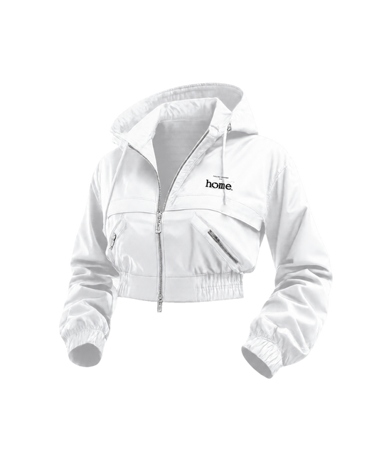 Kids Cropped Zuma Jacket - White