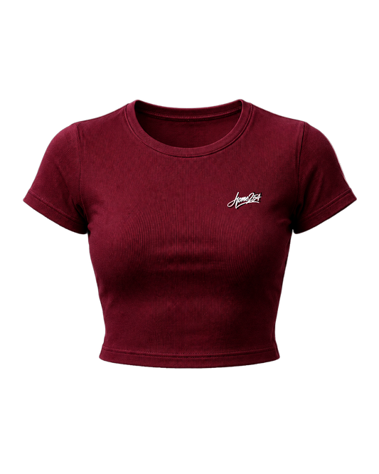 Aria Tee - Burgundy