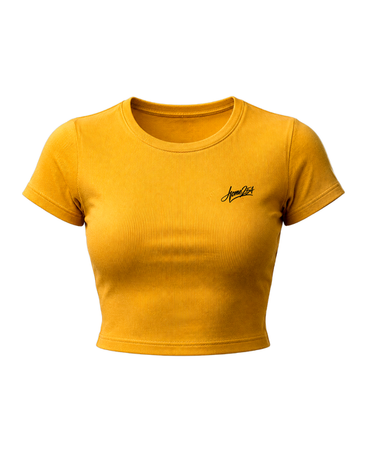 Aria Tee - Mustard Yellow
