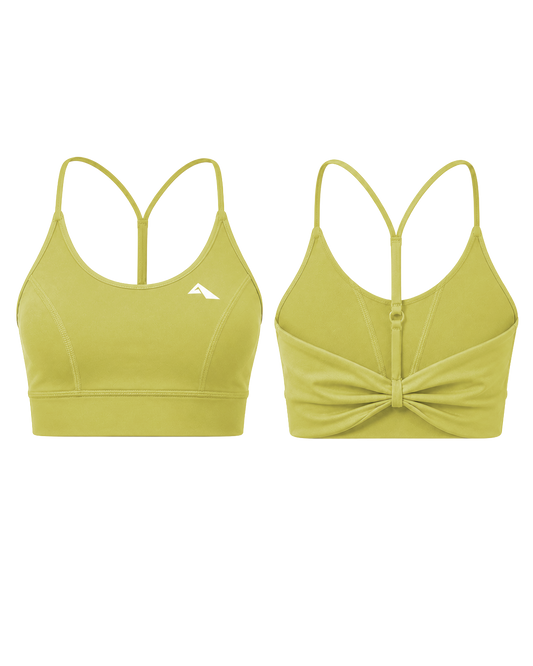 Sculpt Motion Prime Knot Bra - Canary Yellow