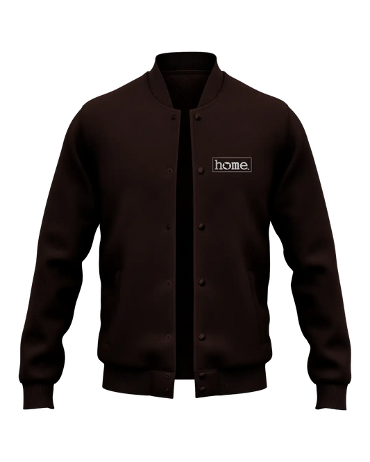 Cropped College Jacket - Hickory Brown