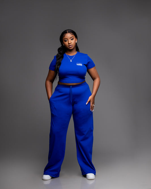 Women's Cosy Pants - Royal Blue (Heavy Fabric)