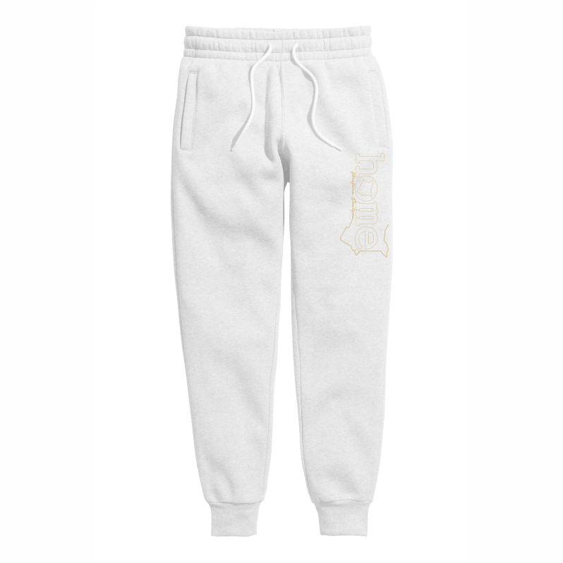 Women Sweatpants - White (Heavy Velvet Fabric)