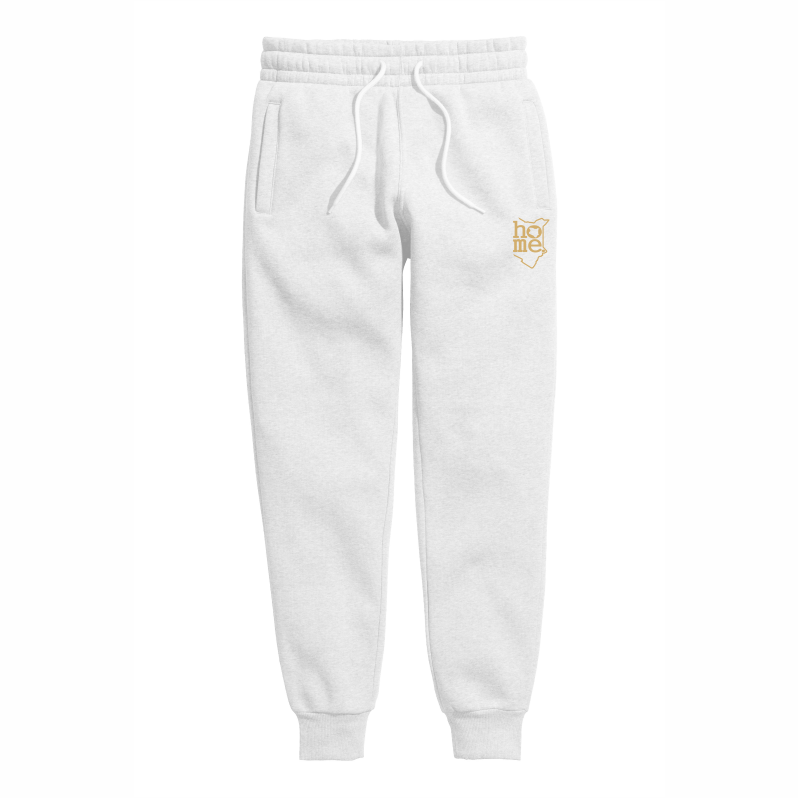 Women Sweatpants - White (Heavy Velvet Fabric)