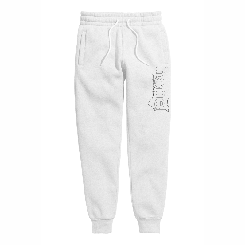 Kids Sweatpants - White (Heavy Velvet Fabric)