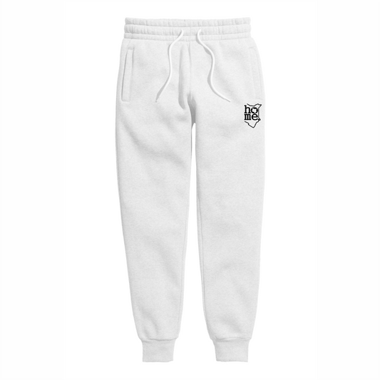 Men Sweatpants - White (Heavy Velvet Fabric)
