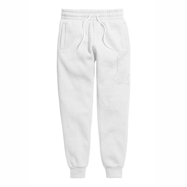 Men Sweatpants - White (Heavy Velvet Fabric)