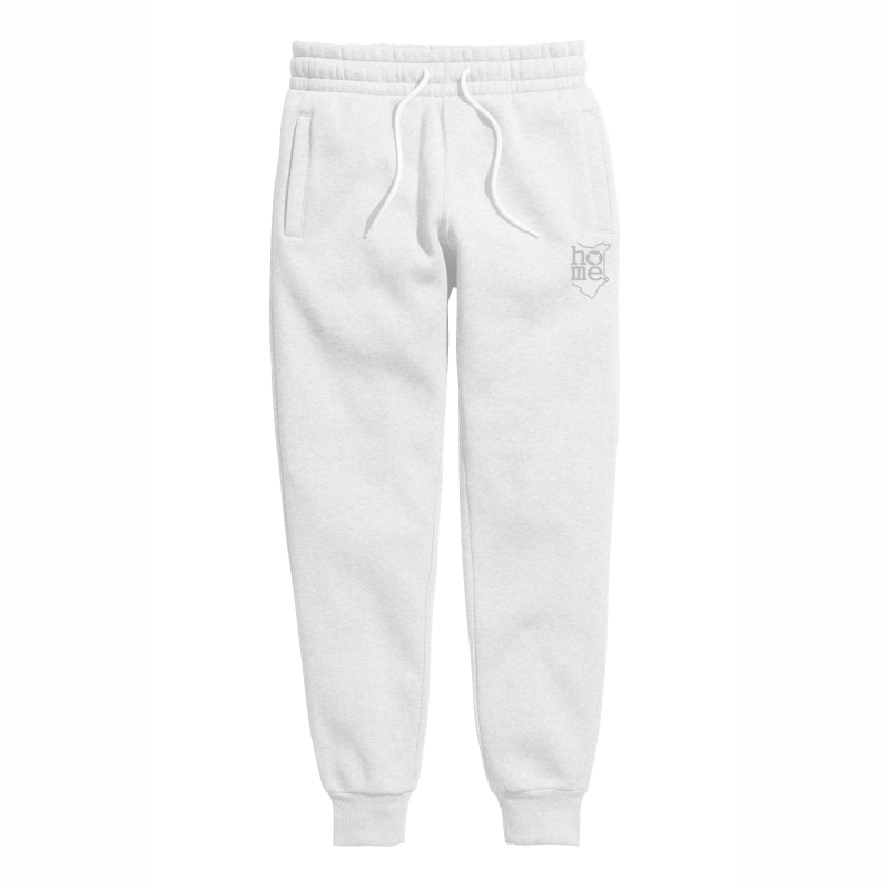 Women Sweatpants - White (Heavy Velvet Fabric)