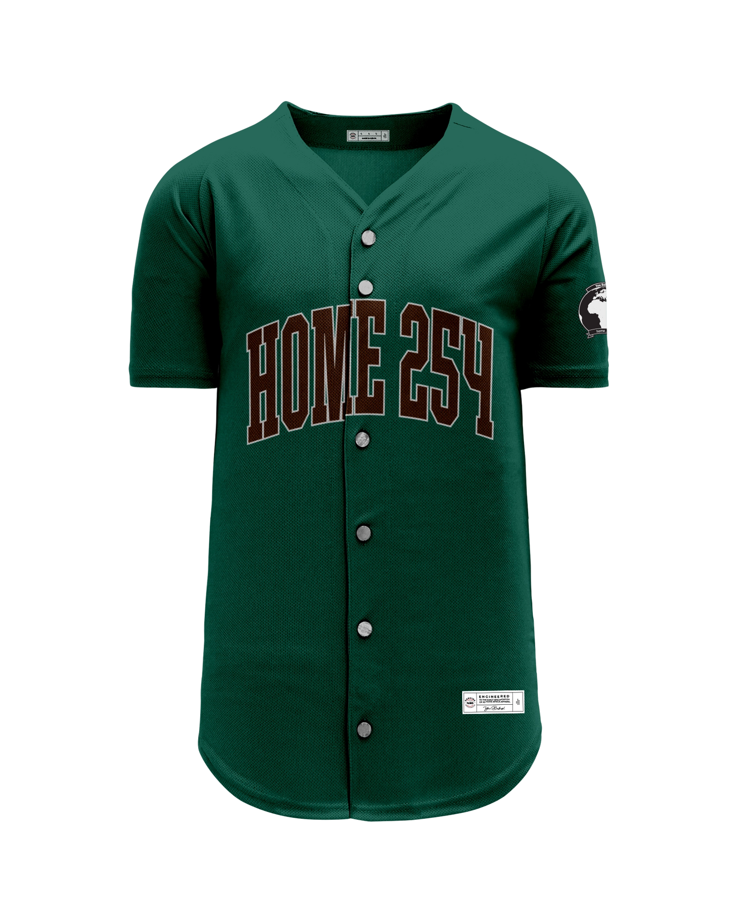 Casual Baseball Shirt - Rich Green