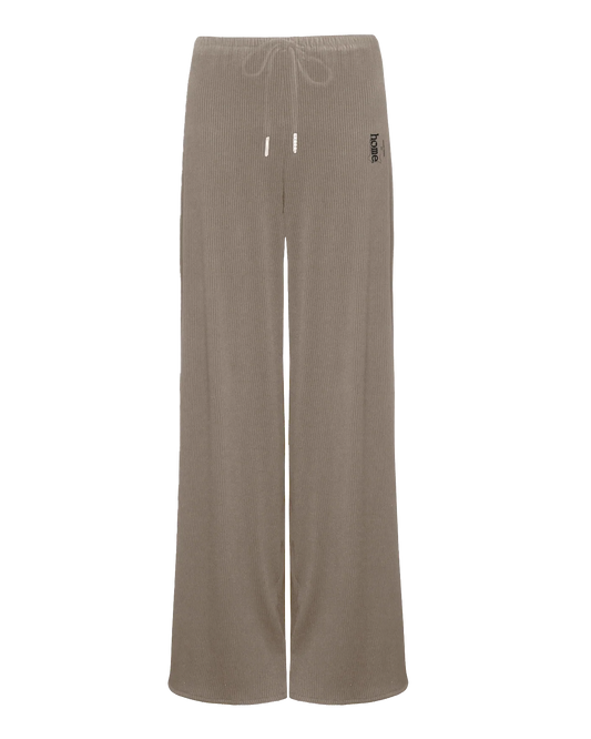 Womens Ribbed Cosy Pants - Cedar