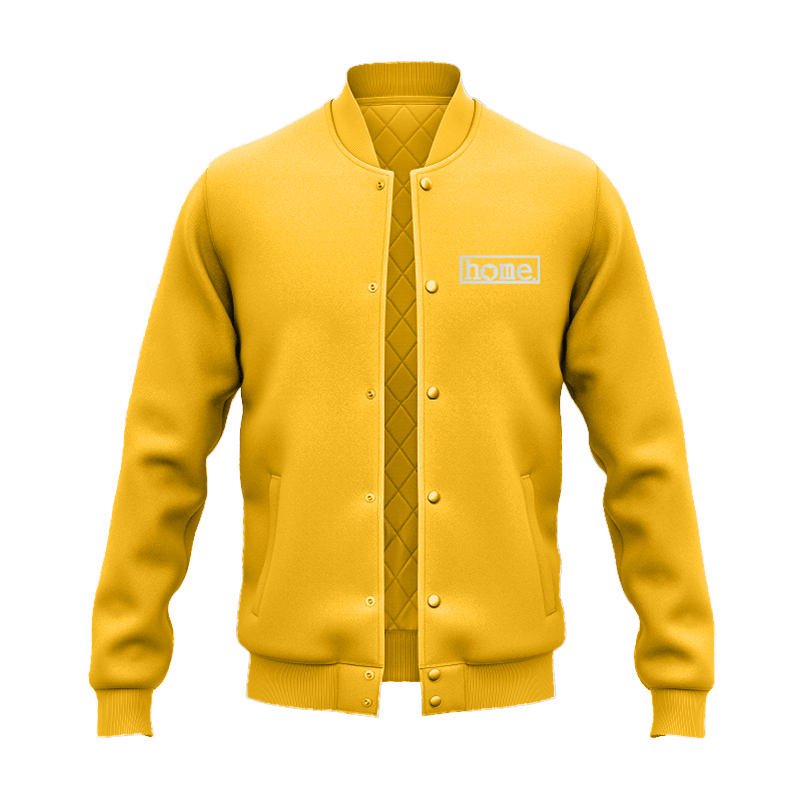 Kids College Jacket - Mustard Yellow (Heavy Velvet Fabric)