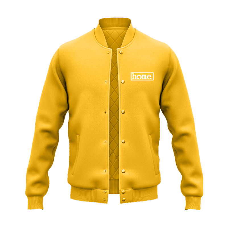 College Jacket - Mustard Yellow (Heavy Velvet Fabric)