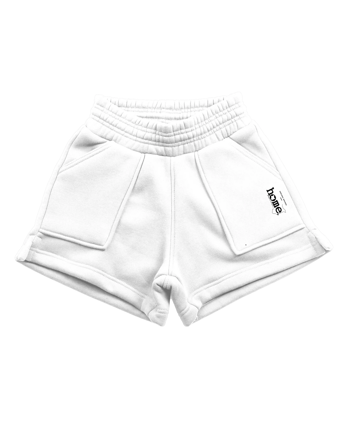 Cora Shorts - White (Heavy Velvet Fabric)