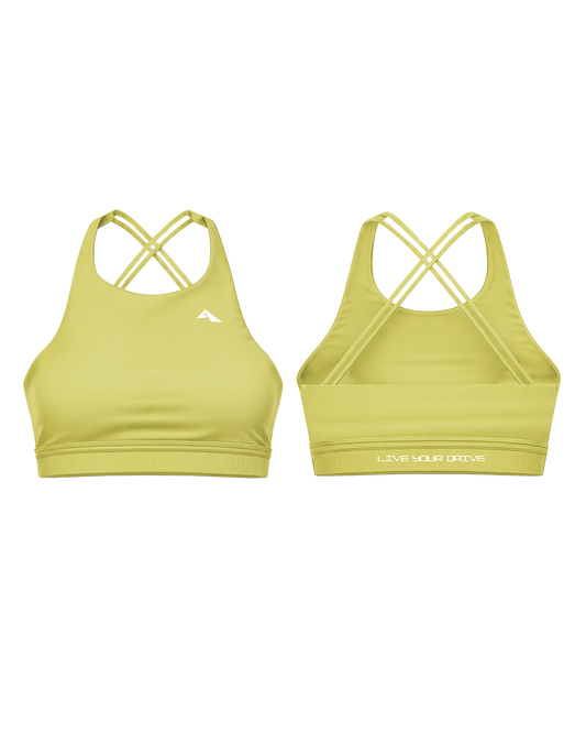 Sculpt Motion Prime Cross-Back Bra - Canary Yellow