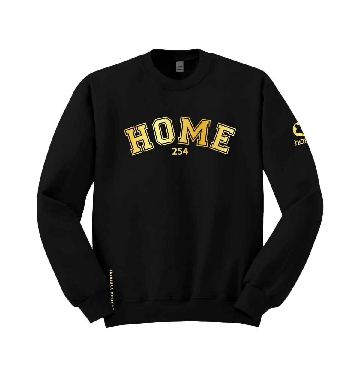 Kids Sweatshirt - Black (Heavy Velvet Fabric)