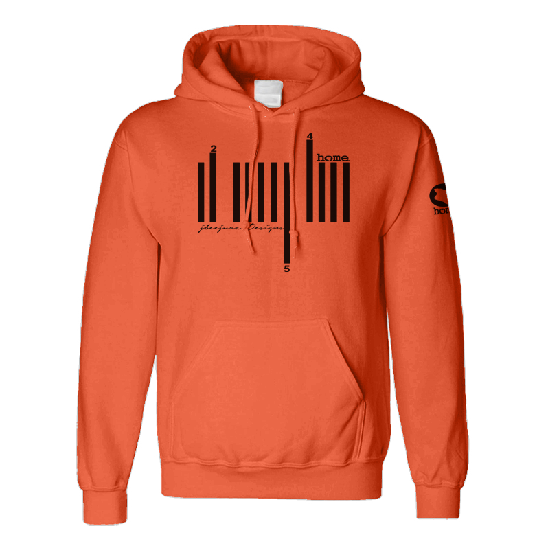 Hoodie - Orange (Heavy Velvet Fabric)