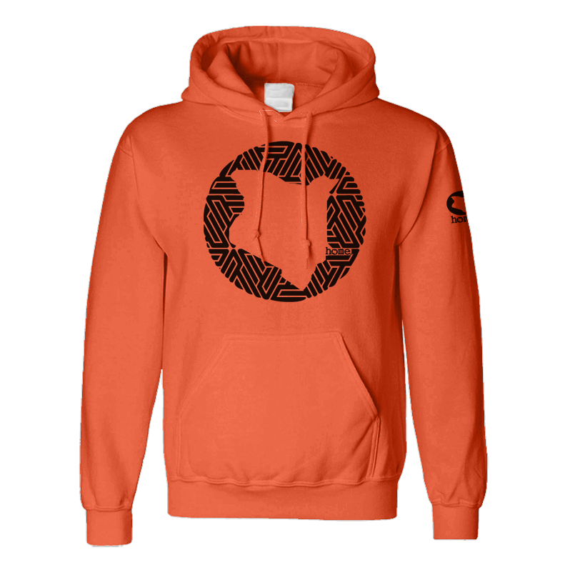 Hoodie - Orange (Heavy Velvet Fabric)