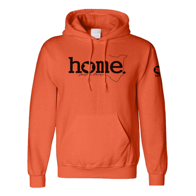 Hoodie - Orange (Heavy Velvet Fabric)