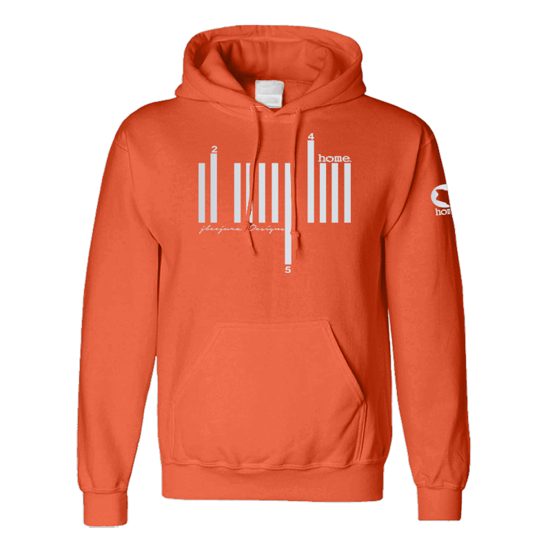 Hoodie - Orange (Heavy Velvet Fabric)