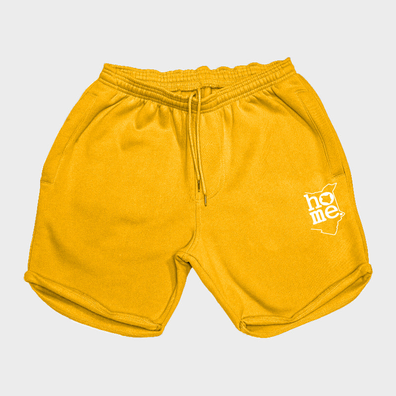 Men's Long Shorts - Mustard Yellow  (Heavy Velvet Fabric)