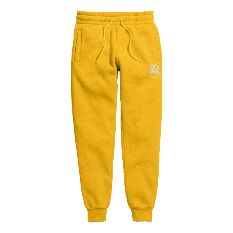 Mens Sweatpants - Mustard Yellow (Heavy Velvet Fabric)