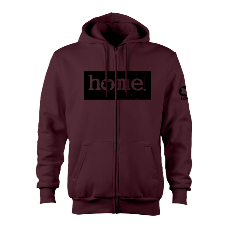 Zip-up Hoodie - Maroon (Nuvetra Fabric)