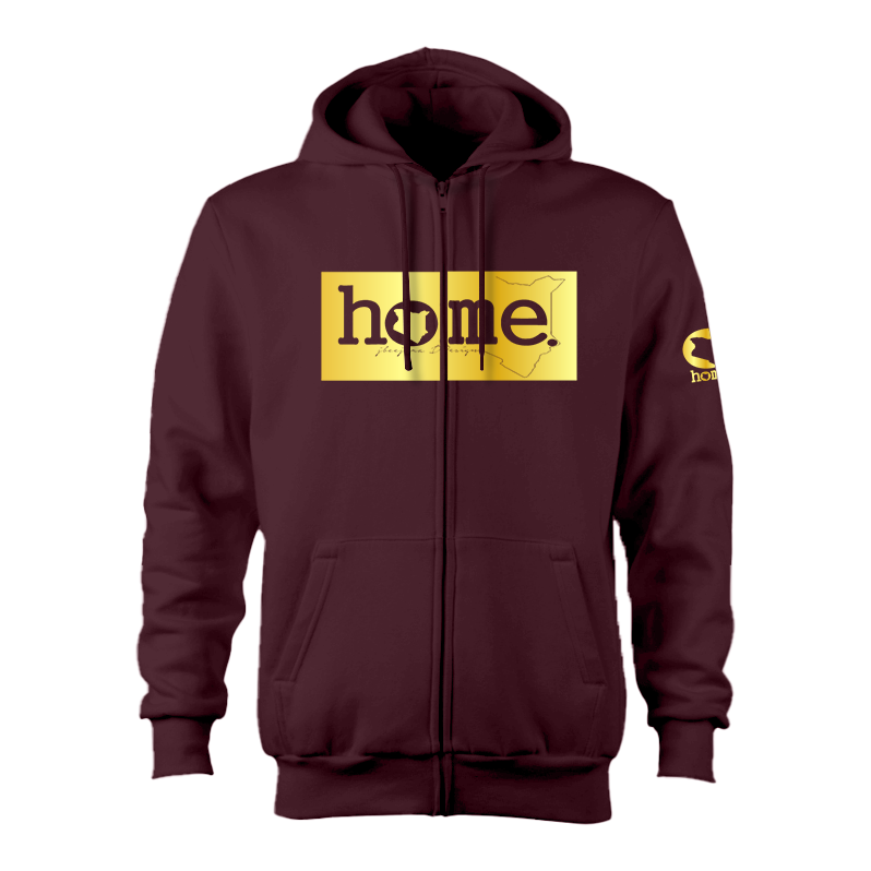 Zip-up Hoodie - Maroon (Nuvetra Fabric)