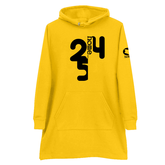 Kids Hoodie Dress - Mustard Yellow (Heavy Velvet Fabric)