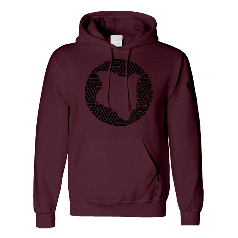Kids Hoodie - Maroon (Nuvetra Fabric)