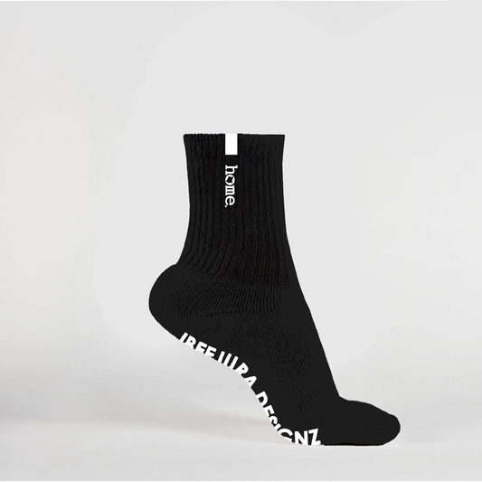 Cotton Quarter Socks - Black