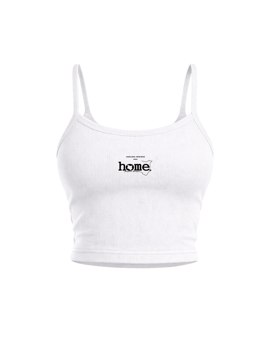 Slim Strap Vest Top - White