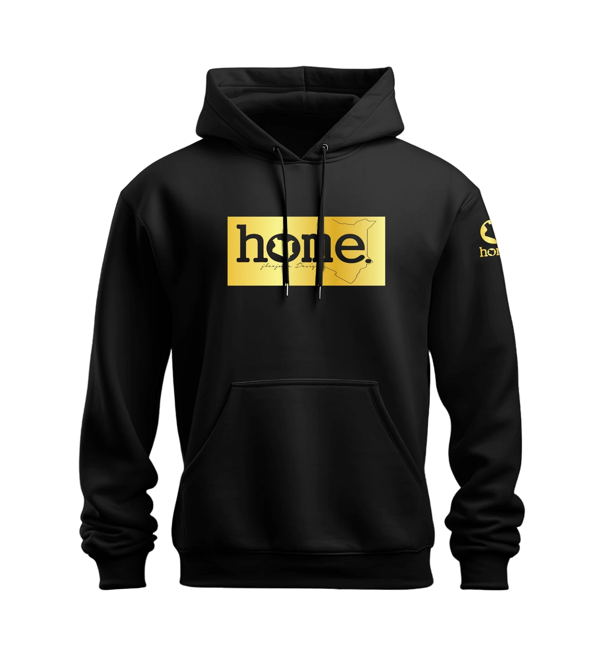 home_254 NUVETRA™ HOODIE WITH A GOLD CLASSIC PRINT 