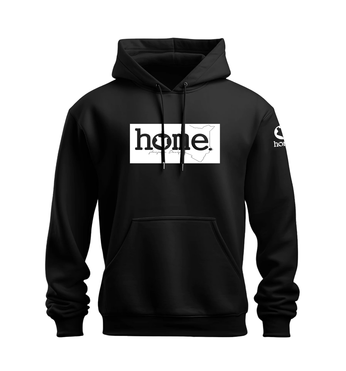 home_254 NUVETRA™ HOODIE WITH A WHITE CLASSIC PRINT 